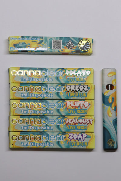 CannaClear - ( Live Resin ) 1g Disposables