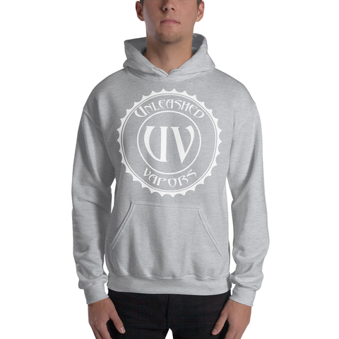 Unleashed Vapors - Hoodie (Sports Grey/White)