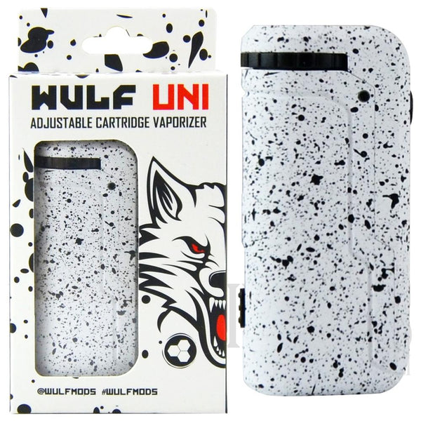 Wulf Mods - Uni ( White / Black Splatter )