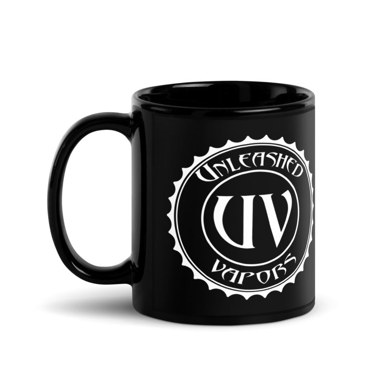 Unleashed Vapors - UV Black Mug 11oz