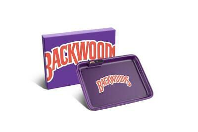 Glow Tray X Backwoods - Purple LED Rolling Tray